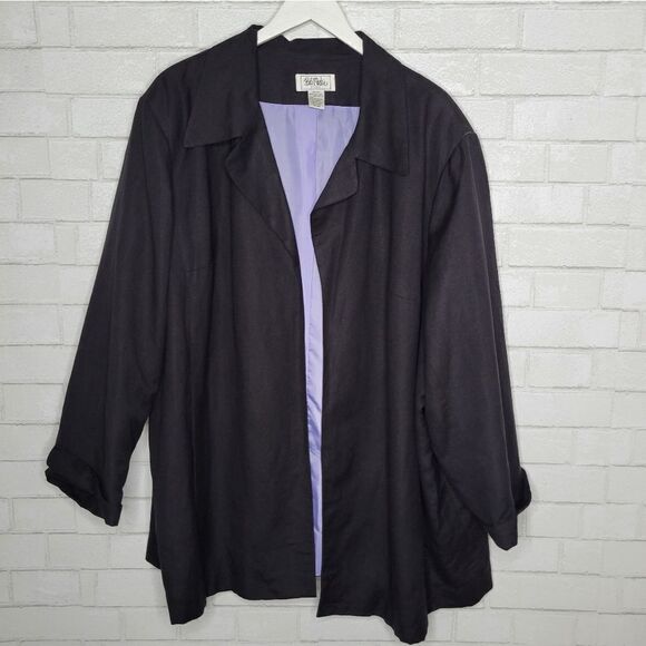 Bob Mackie Jackets & Blazers - Bob Mackie Studio Vintage Black Open Front Blazer